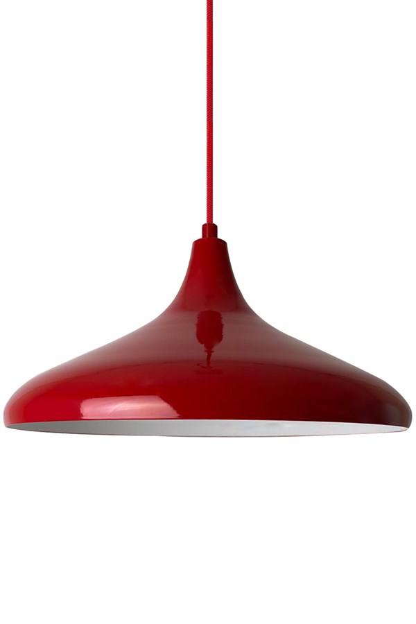 Bamyum Champion Kırmızı Renkli Kablo Tekli Avize Sarkıt Salon Mutfak Butik Lamba Aydınlatma